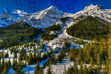 The Canadian Rocky Mountains, Alberta Canada jigsaw puzzle