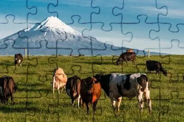 Mount Taranaki, New Zealand jigsaw puzzle