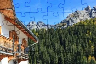 Alp House by the Woods jigsaw puzzle