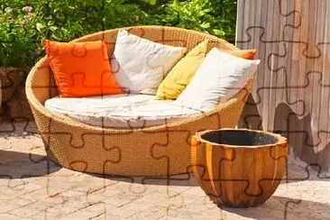 Wicker Garden Furniture jigsaw puzzle