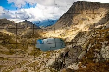 Cloudy Day, Pyrenees, Andorra jigsaw puzzle