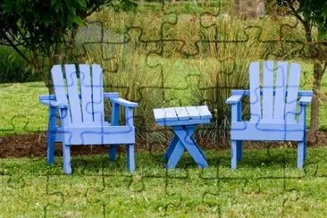 Garden Chairs jigsaw puzzle