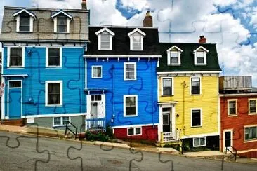 Colorful Houses jigsaw puzzle