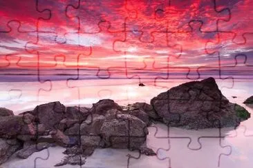 Australian Seascape at Sunrise jigsaw puzzle