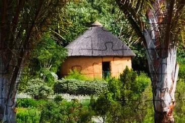 Hut in Botanical Garden jigsaw puzzle