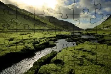 Spring in Scotland Valley jigsaw puzzle