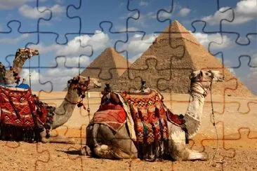 Pyramids and Camels  jigsaw puzzle