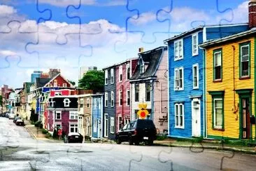 Colorful Houses jigsaw puzzle