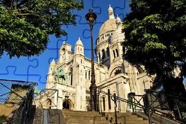 Basilica Sacre-Coeur Paris, France jigsaw puzzle