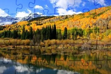 Wilson Creek, Sneffels Range wilderness, Colorado, USA jigsaw puzzle