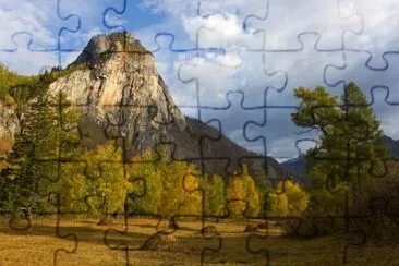 Dawn in a Mountain Valley jigsaw puzzle