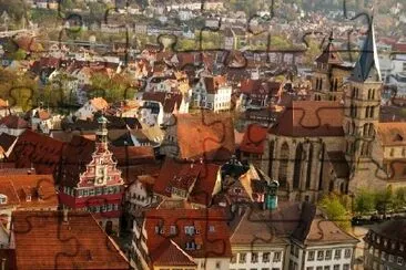 Stuttgart-Esslingen Old Town Centre, Germany jigsaw puzzle