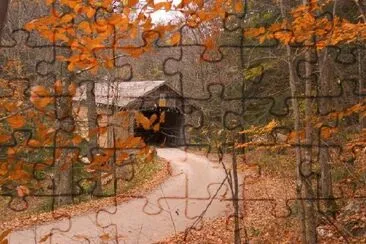 Covered Bridge jigsaw puzzle