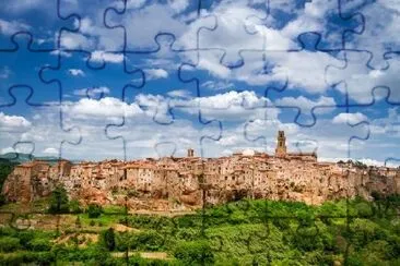 Vue de Pitigliano, Italie