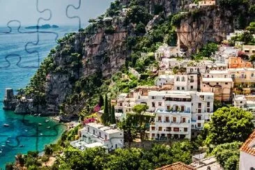 Widok na Positano, Włochy