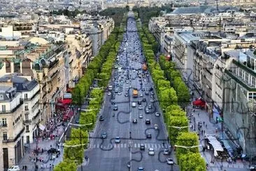 Champs Elysees, Paris, France jigsaw puzzle