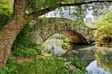 Bridge in Central Park jigsaw puzzle