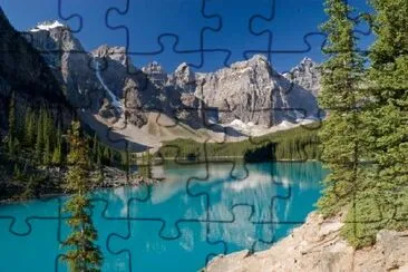 Lake Moraine, Banff National Park, Alberta, Kanada