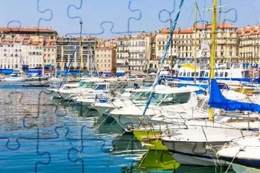 Old Port in Marseilles, France jigsaw puzzle