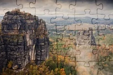 Sandstone Mountains, Schrammsteine, Germany jigsaw puzzle