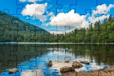 Feldsee Lake, Feldberg, Alemanha