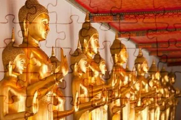 Goldene Buddhas