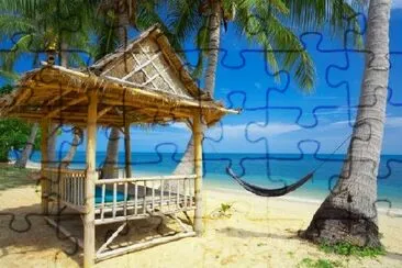 Hammock by the Sea jigsaw puzzle