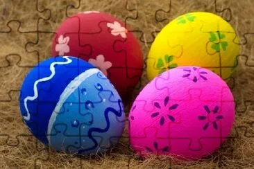 Colorful Easter Eggs jigsaw puzzle