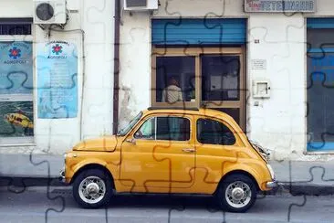 Yellow Car jigsaw puzzle