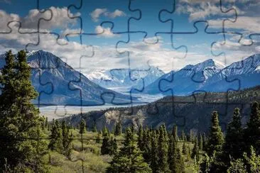 Mountains and Lake View jigsaw puzzle