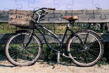 Bicycle at Countryside jigsaw puzzle