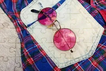 Lunettes roses