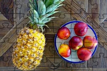 Pineapple and Nectarine jigsaw puzzle