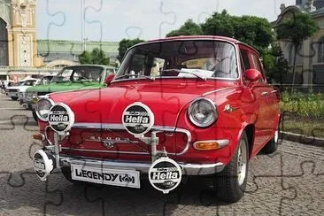 Legendary Vintage Skoda jigsaw puzzle