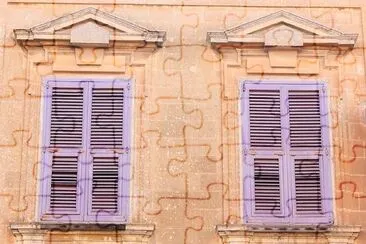 Malta Mdina House Windows jigsaw puzzle