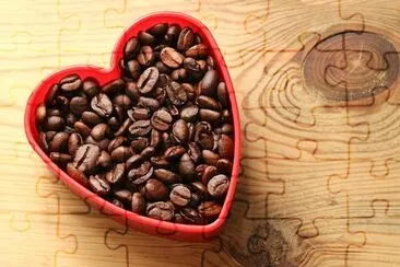 Granos de café con amor