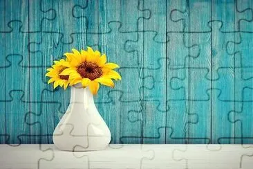 Sunflower Vase jigsaw puzzle