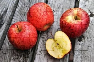 Pommes rouges parfaites