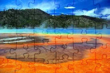 Grand Prismatic Hot Spring jigsaw puzzle