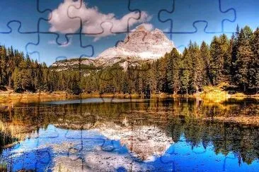 Lago Antorno jigsaw puzzle