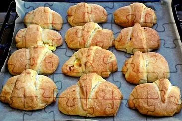 Croissants de queso