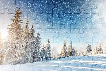 Mountain landscape, Carpathian, Ukraine jigsaw puzzle