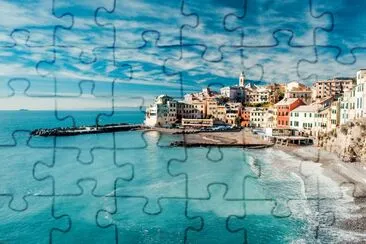 Bogliasco is a ancient fishing village in Italy jigsaw puzzle