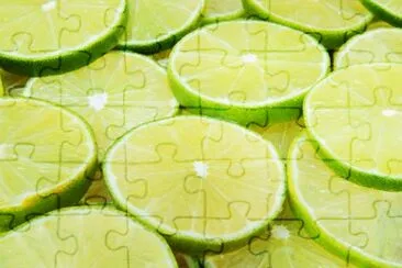 Fondo de limones en rodajas