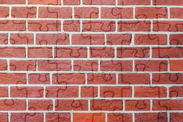 Red grunge brick wall background jigsaw puzzle