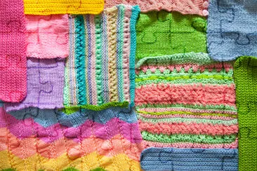 Frauen Hobby Handarbeiten und Häkeln und Stricken