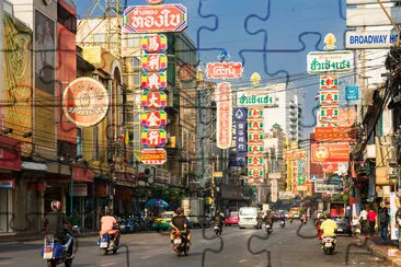 Thailand, Bangkok, februari, 12–2018, Chinatown, Y