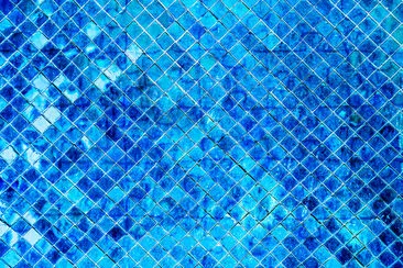 Priorità bassa blu del mosaico, picchiettio senza giunte di vetro delle mattonelle