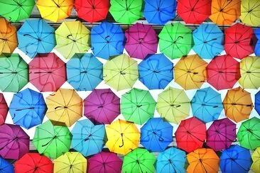 Multiple Umbrellas jigsaw puzzle