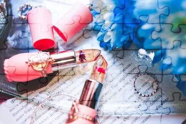 Two Clear and Red Lipsticks jigsaw puzzle